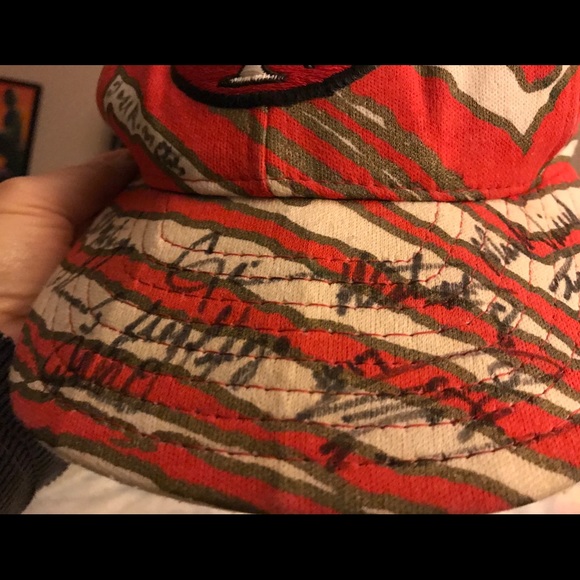 49er’s Hat! Can see sig’s.  Fr 1/1990, SF/Den, SB! - Picture 4 of 4